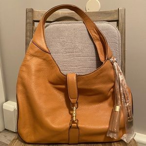 Gili Camel Leather Hobo Bag never used perfect condition